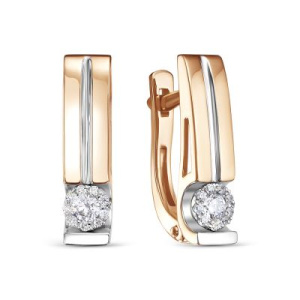 Серьги из золота с бриллиантами