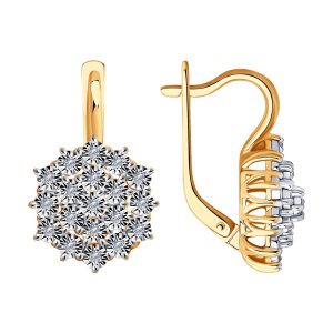 Серьги из золота с бриллиантами