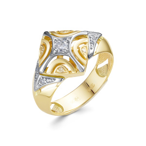 Кольцо из золота с бриллиантами