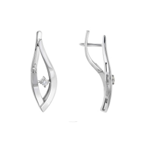 Серьги из золота Premium