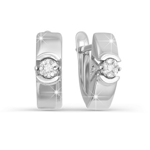 Серьги из золота с бриллиантами