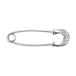 Брошь из серебра