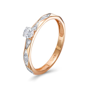 Кольцо из золота с бриллиантами