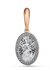 Подвеска из золота с бриллиантами