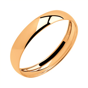 Обручальное кольцо из золота