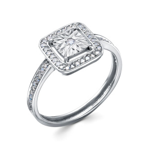 Кольцо из золота с бриллиантами