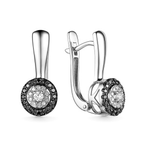 Серьги из золота с бриллиантами