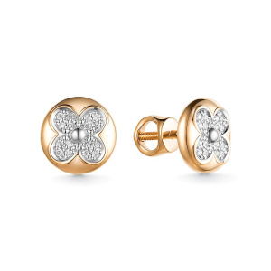 Серьги из золота с бриллиантами