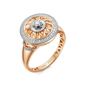 Кольцо из золота с бриллиантами