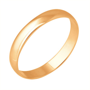 Обручальное кольцо из золота