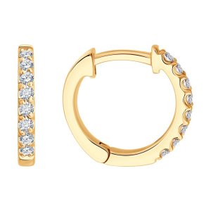 Серьги из золота с бриллиантами