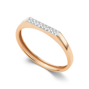 Кольцо из золота с бриллиантами