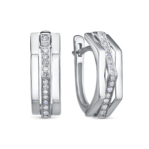 Серьги из золота с бриллиантами