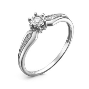 Кольцо из золота с бриллиантами