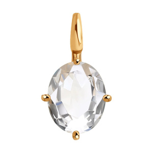 Подвеска из золота с полудрагоценными вставками