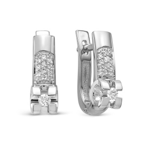 Серьги из золота с бриллиантами