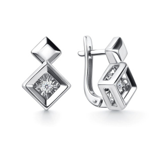 Серьги из золота с бриллиантами