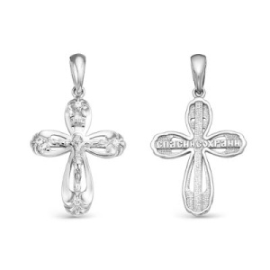 Крест из золота с бриллиантами