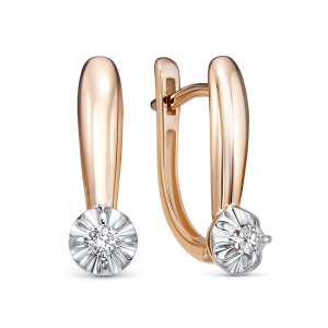 Серьги из золота с бриллиантами