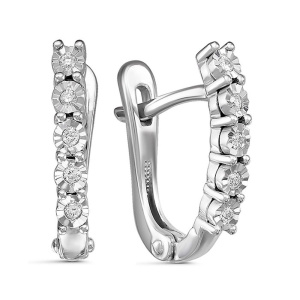 Серьги из золота с бриллиантами