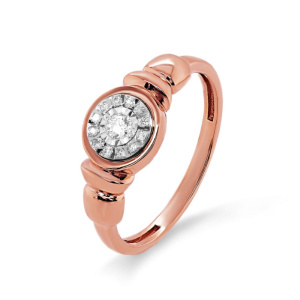 Кольцо из золота с бриллиантами