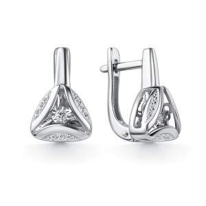 Серьги из золота с бриллиантами