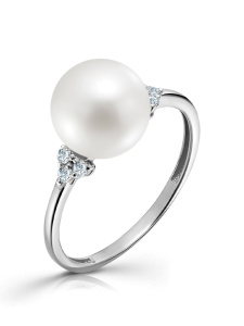 Кольцо из серебра с полудрагоценными вставками