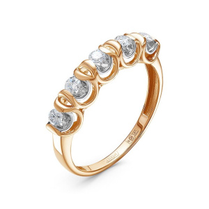 Кольцо из золота с бриллиантами