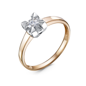 Кольцо из золота с бриллиантами