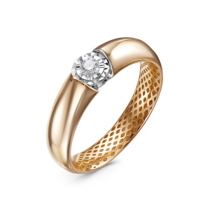 Кольцо из золота с бриллиантами