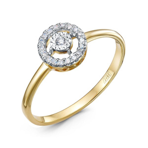 Кольцо из золота с бриллиантами