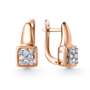 Серьги из золота с бриллиантами