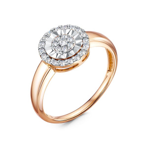 Кольцо из золота с бриллиантами