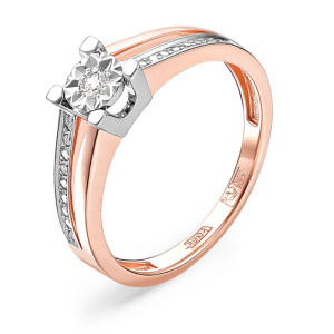 Кольцо из золота с бриллиантами