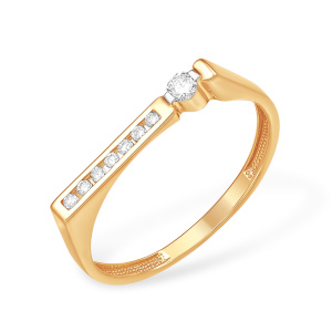 Кольцо из золота с бриллиантами