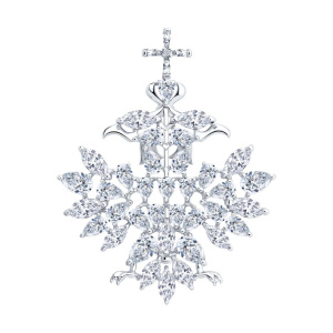 Брошь из серебра