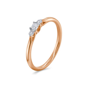 Кольцо из золота с бриллиантами