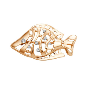 Брошь из золота