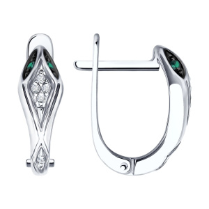 Серьги из золота с бриллиантами