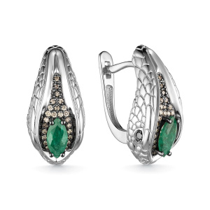 Серьги из золота Premium