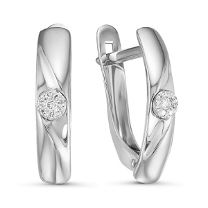 Серьги из золота с бриллиантами