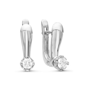 Серьги из золота с бриллиантами