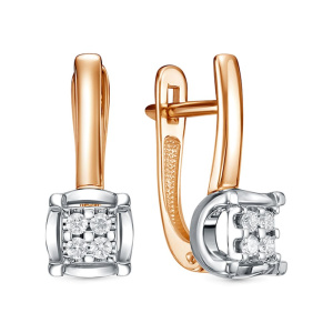 Серьги из золота с бриллиантами