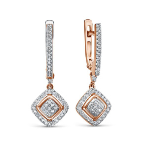 Серьги из золота с бриллиантами