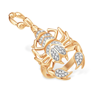 Кольцо из золота с бриллиантами