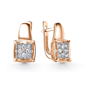 Серьги из золота с бриллиантами