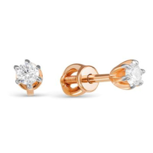 Серьги из золота с бриллиантами