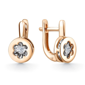 Серьги из золота с бриллиантами