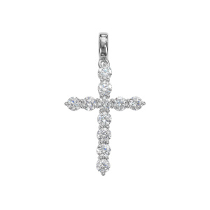 Крест из золота с бриллиантами