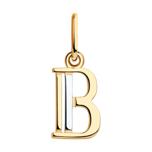 Буква из золота